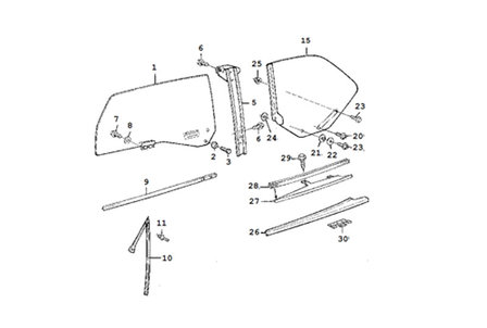 Attaching Plate &amp; Seal - Right Rear