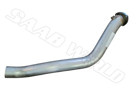 3inch Downpipe, na lambdasonde - RVS