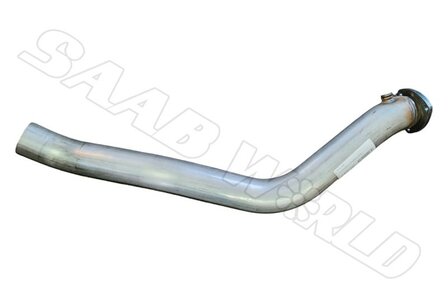 3inch Downpipe, na lambdasonde - RVS