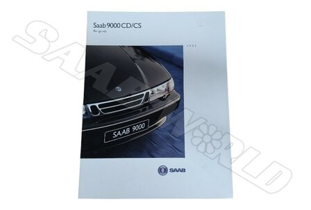 Brochure, 9000 CD/CS 1995 Burgundy - NL