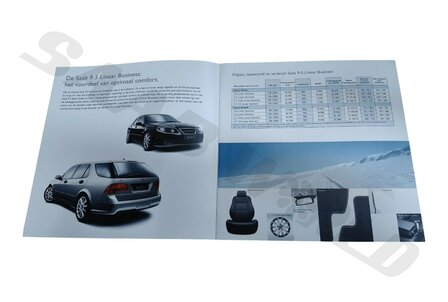 Brochure 'De nieuwe Saab 9-5 Linear Business', 9-5 2006 - NL