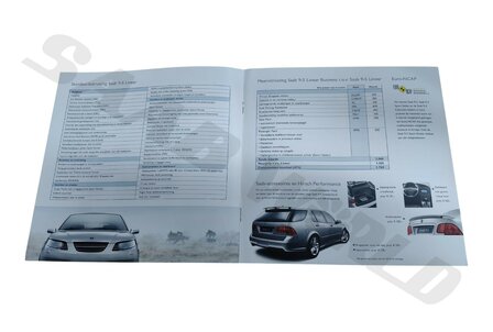 Brochure 'De nieuwe Saab 9-5 Linear Business', 9-5 2006 - NL