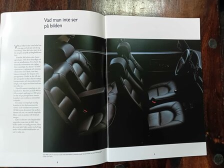 Brochure Saab 900 classic 1990.