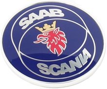 Emblem &quot;SAAB-SCANIA&quot; - Rear