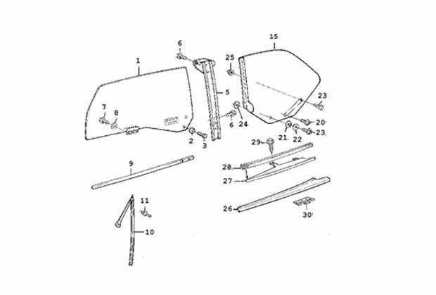 Attaching Plate & Seal - Right Rear