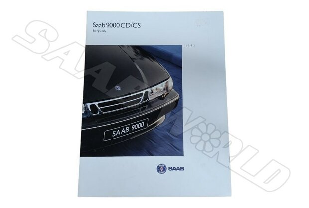 Brochure, 9000 CD/CS 1995 Burgundy - NL
