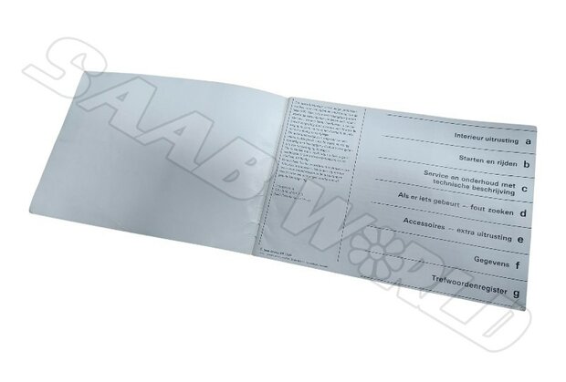 Instructieboekje, 900OG M1985 - NL