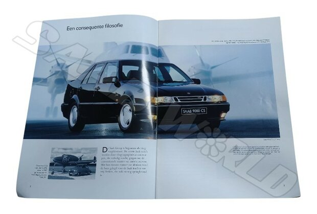 Brochure 'Gebaseerd op vliegtuigtechniek', 900 & 9000 1992 NL