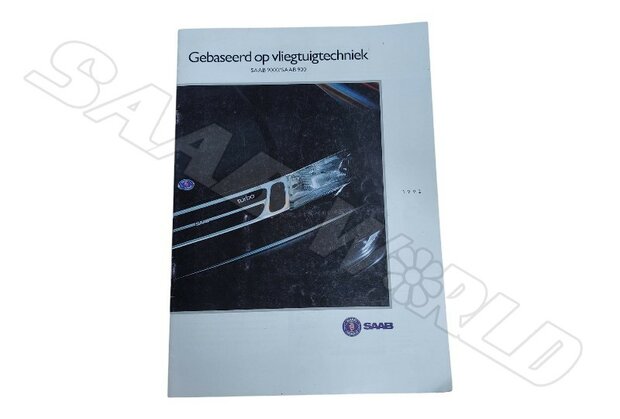 Brochure 'Gebaseerd op vliegtuigtechniek', 900 & 9000 1992 NL