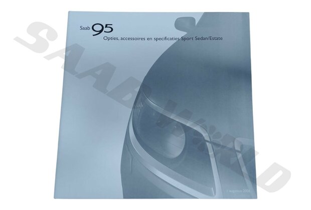 Brochure 'opties, accessoires en specificaties', 9-5 - NL