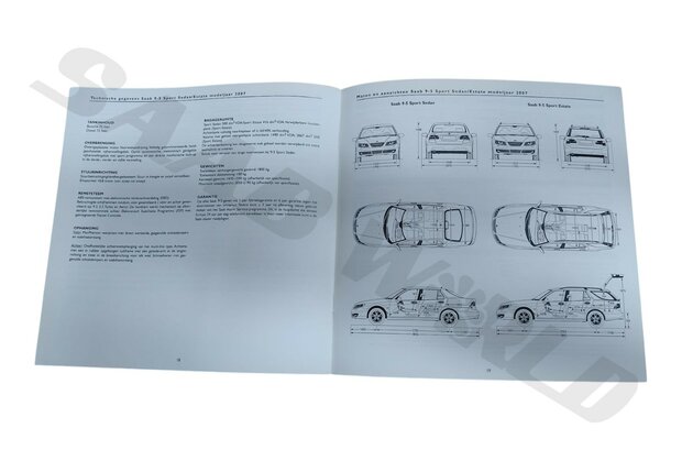 Brochure 'opties, accessoires en specificaties', 9-5 - NL