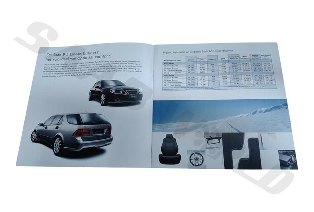 Brochure 'De nieuwe Saab 9-5 Linear Business', 9-5 2006 - NL