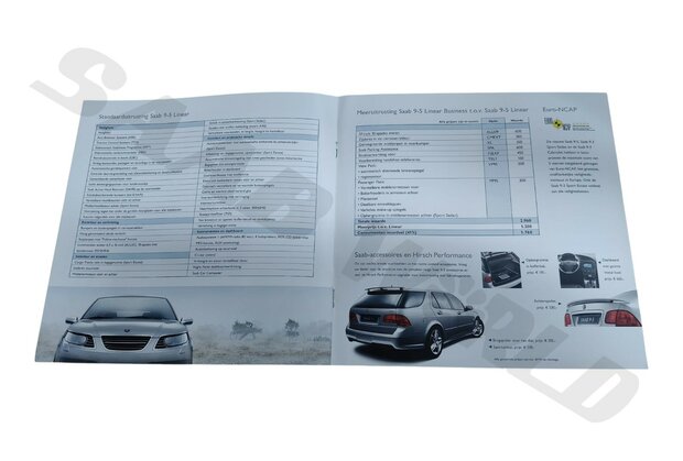 Brochure 'De nieuwe Saab 9-5 Linear Business', 9-5 2006 - NL