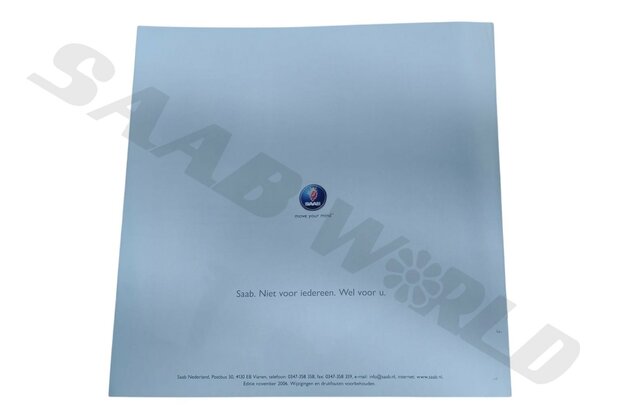 Brochure 'De nieuwe Saab 9-5 Linear Business', 9-5 2006 - NL