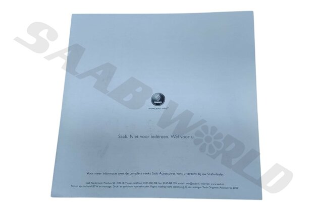 Brochure 'Accessoires, Prijslijst MY06', 9-5 - NL