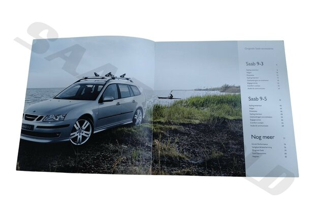 Brochure 'Saab Originele Accessoires' 9-3NG & 9-5OG 2007 - NL
