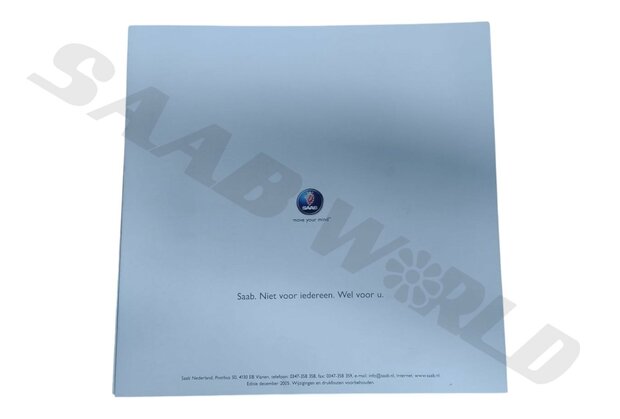 Brochure 'prijzen & specificaties', 9-7X - NL