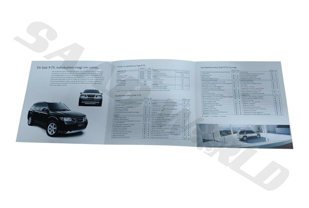 Brochure 'prijzen & specificaties', 9-7X - NL