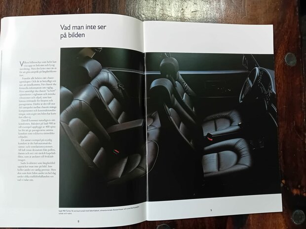 Brochure Saab 900 classic 1990.